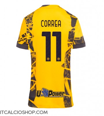 Inter Milan Joaquin Correa #11 Terza Maglia Femmina 2024-25 Manica Corta